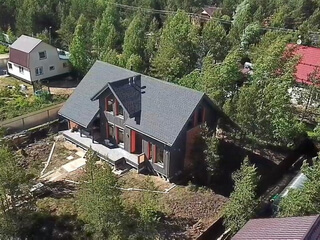 Каркасный дом по проекту КД 076 в СНТ «ГОИ», Всеволожский район