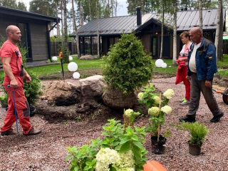 Ландшафтные работы. Проект каркасного дома КД 060 в КП «Золотые пески», Выборгский район