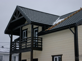 Строительство каркасного дома по проекту КД-032 в СНТ «Красногорское»
