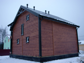 Строительство каркасного дома по проекту КД-032 в пос. Новое Керново