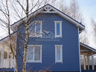 Каркасный дом по проекту КД 052 в д. Щеченки