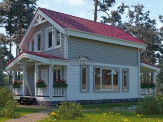 Проект каркасного дома КД-025