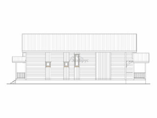 Проект каркасного дома КД-028 - Фасад 2