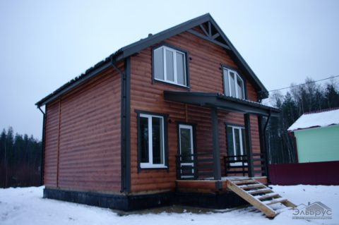 Строительство каркасного дома по проекту КД-032 в пос. Новое Керново