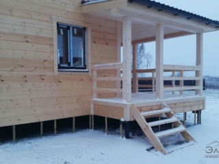 Завершено строительство каркасного дома по проекту КД 033 в СНТ «Самсоновка», Тосненского района в комплектации «Под ключ» Завершено строительство каркасного дома по проекту КД 033 в СНТ «Самсоновка», Тосненского района в комплектации «Под ключ»