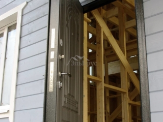 Строительство каркасного дома по проекту КД 037 в п. Сосново Строительство каркасного дома по проекту КД 037 в п. Сосново