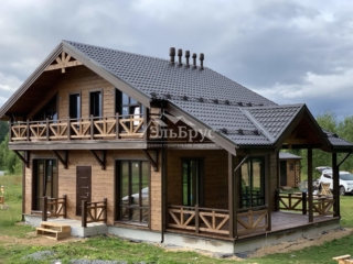 Строительство каркасного дома по проекту КД 066 в д. Ивановское, Тосненского района в комплектации «С отделкой + Инженерный пакет» Строительство каркасного дома по проекту КД 066 в д. Ивановское, Тосненского района в комплектации «С отделкой + Инженерный пакет»