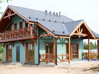 Строительство каркасного дома по проекту КД 066 Строительство каркасного дома по проекту КД 066