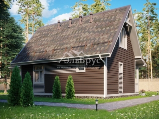 Каркасный дом ЭльБрус КД 018 Каркасный дом ЭльБрус КД 018
